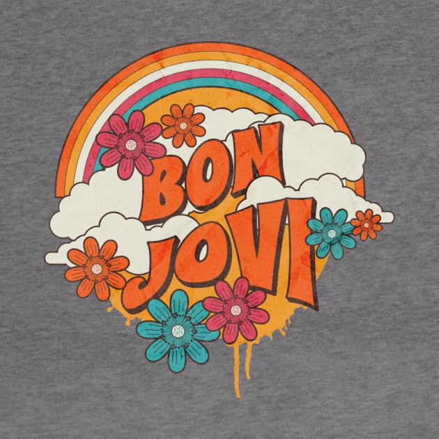 Retro Rainbow - Bon Jovi by sansxart